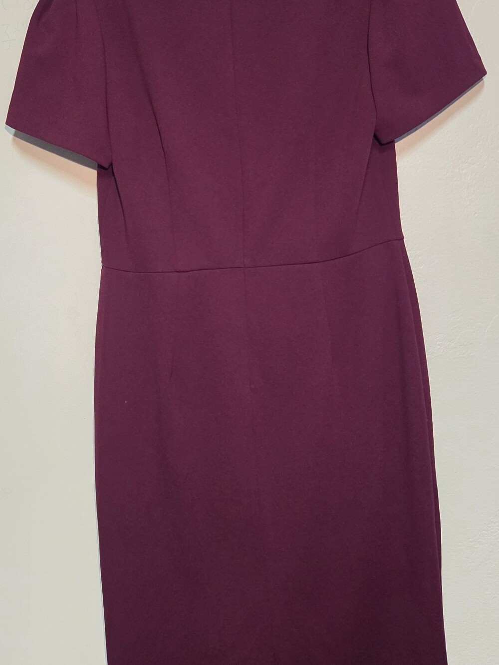 Maggy London Plum Midi Sheath Dress